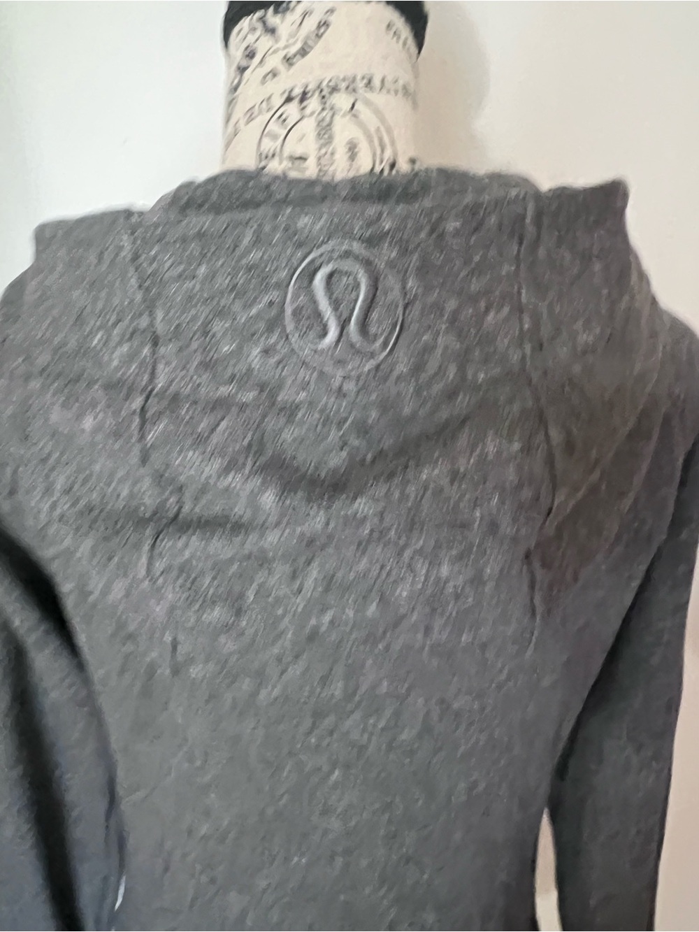Lululemon Scuba Full Zip Hoodie Jacket Heathered Grey Size 8 - Picture 6 of 11